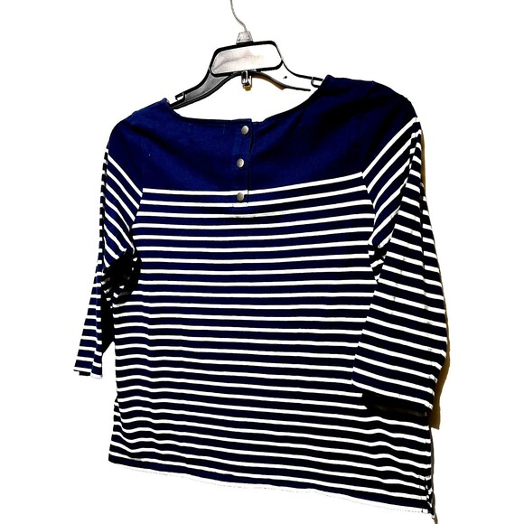 LIZ CLAIBORNE 3/4 LENGTH TOP SIZE L - Picture 1 of 5